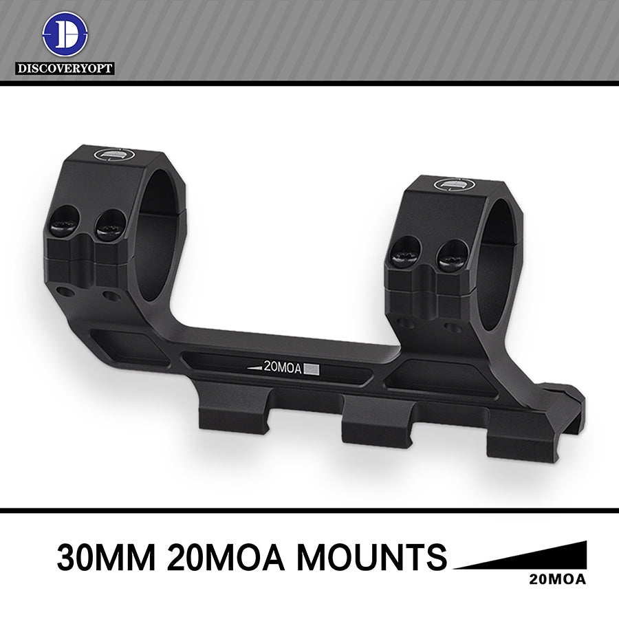 30MM 20MOA integrated clamp for long-distance precision shooting mount