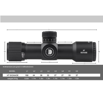 HT 6X24AOE  Optics Scopes