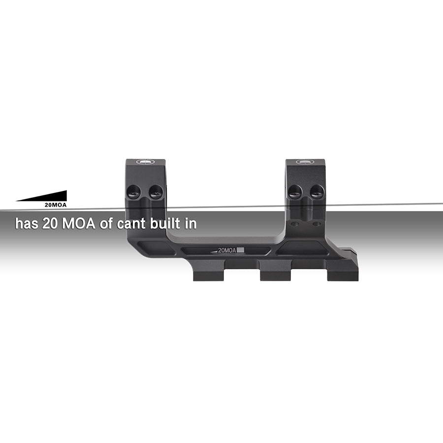 30MM 20MOA integrated clamp  for long-distance precision shooting mount