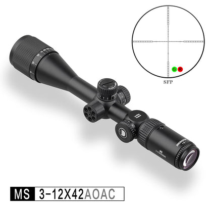 MS 3-12X42AOAC enhanced shock-resistant protective cover Optics scope