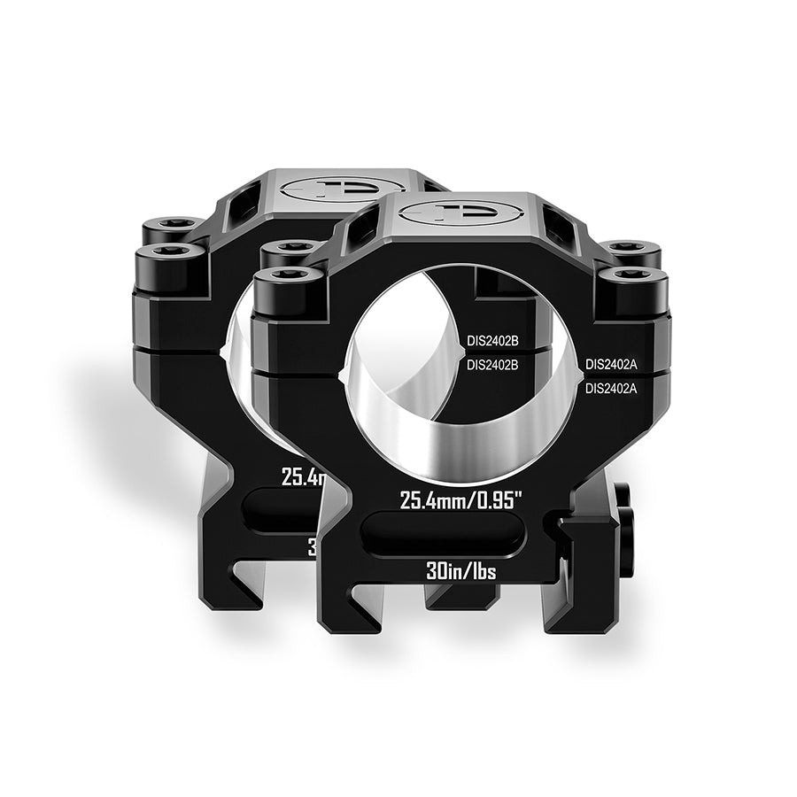 7075 Series Aluminum Scope Rings - Medium Profile 25.4MM/30MM/34MM/35MM Scope Mount for Picatinny Rail