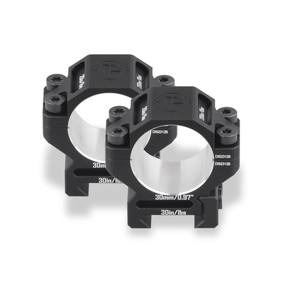 7075 Series Aluminum Scope Rings - Medium Profile 25.4MM/30MM/34MM/35MM Scope Mount for Picatinny Rail