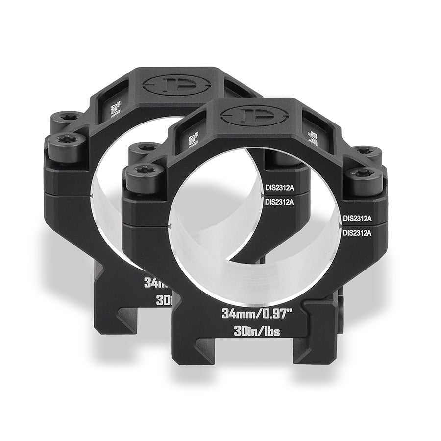 7075 Series Aluminum Scope Rings - Medium Profile 25.4MM/30MM/34MM/35MM Scope Mount for Picatinny Rail