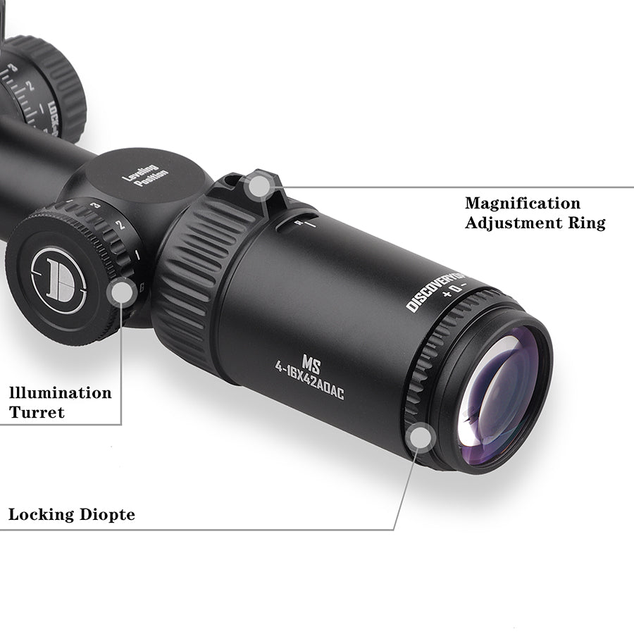 MS 4-16X42AOAC enhanced shock-resistant protective cover Optics scope