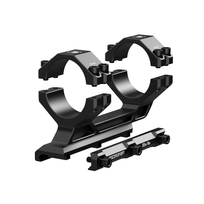 20 MOA Cantilever Scope Mounts 34mm or 30mm Tube High Precision Shockproof for Picatinny Rail - DiscoveryOpt Rifle Scopes-UK - 