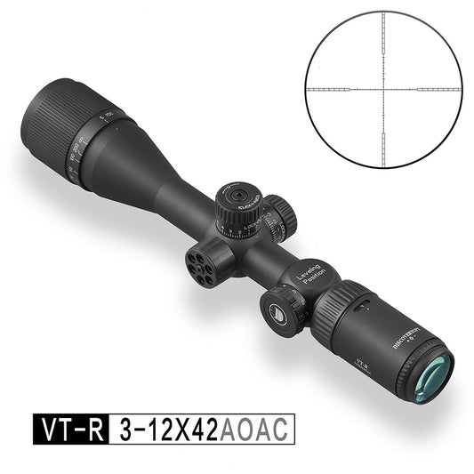 VT-R 3-12X42AOAC SFP IR-MIL Locking Turrets optics Scopes - DiscoveryOpt Rifle Scopes-UK - Optics Scope