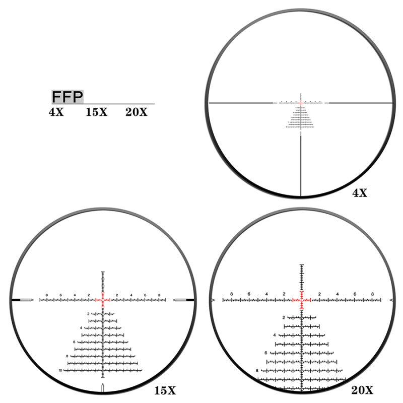 ED-PRS 4-20X52SFIR FFP optics Scopes - DiscoveryOpt Rifle Scopes-UK - 