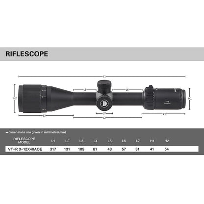 VT-R 3-12X40AOE HMD SFP IR-MIL protection cap optics Scopes - DiscoveryOpt Rifle Scopes-UK - Optics Scope